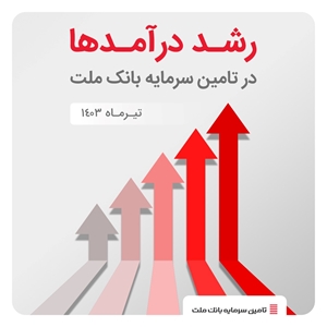 سهام-گزارش درآمدی تملت در تیر ماه ۱۴۰3