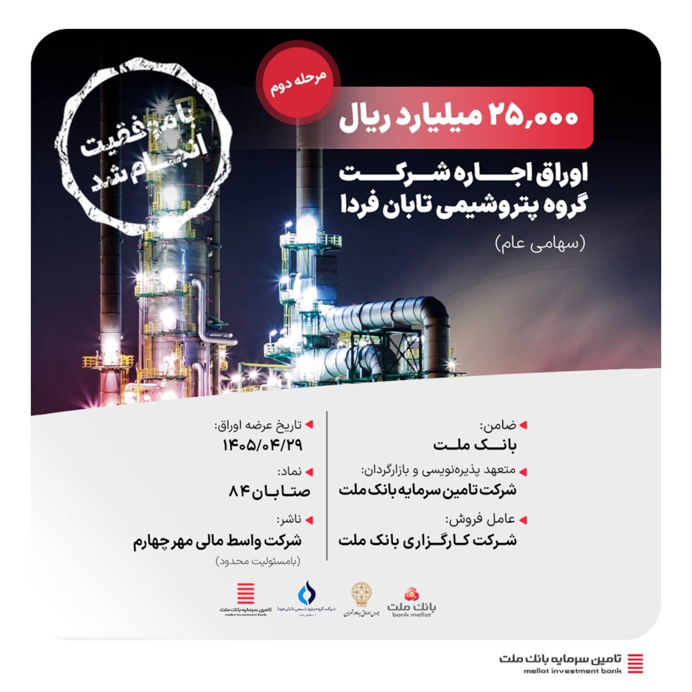 تامین مالی ریالی-تأمین مالی ۵۰ هزار میلیارد ریالی پروژه نیروگاه صبا دهلران با نقش‌آفرینی تأمین سرمایه بانک ملت تکمیل شد